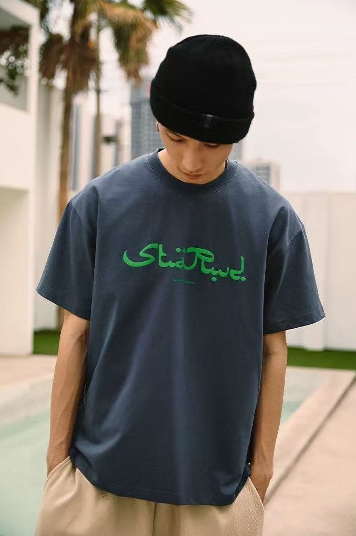 REMEDYxSTA Arabic Letter Print Short-sleeved T-shirt