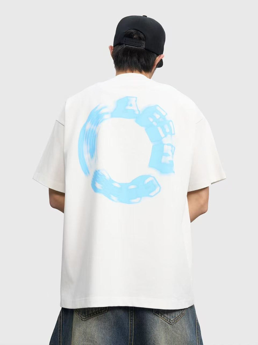 AFGK Phantom Ring LOGO Short-sleeved T-shirt