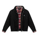 FDR Contrast Patchwork Plaid Fake Two-piece Jacket
