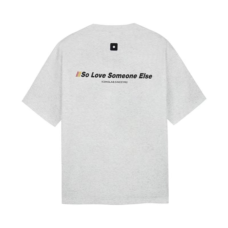 ICONSLAB Three Color Gradient logo T-shirts