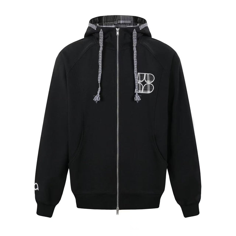 BIPOLAR Ethnic Style Sub-zip Sweatshirt