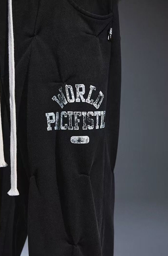 REMEDY Loose Straight Pleated Casual Pants