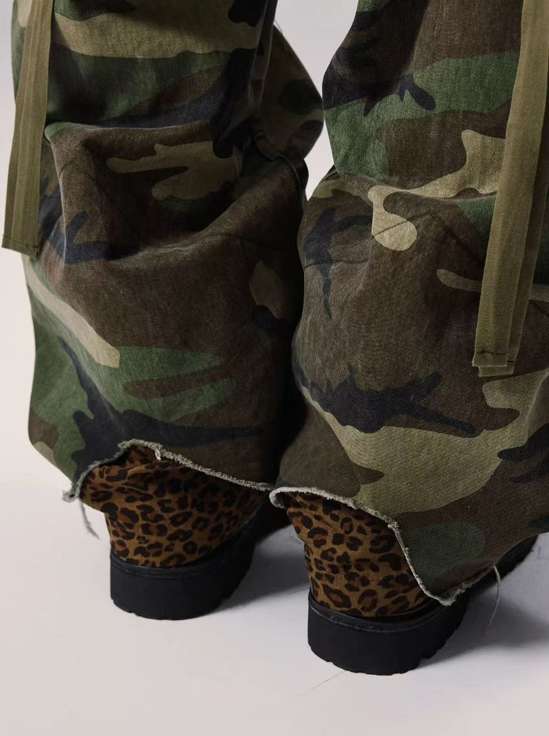 REMEDY Retro Patchwork Camouflage Pants