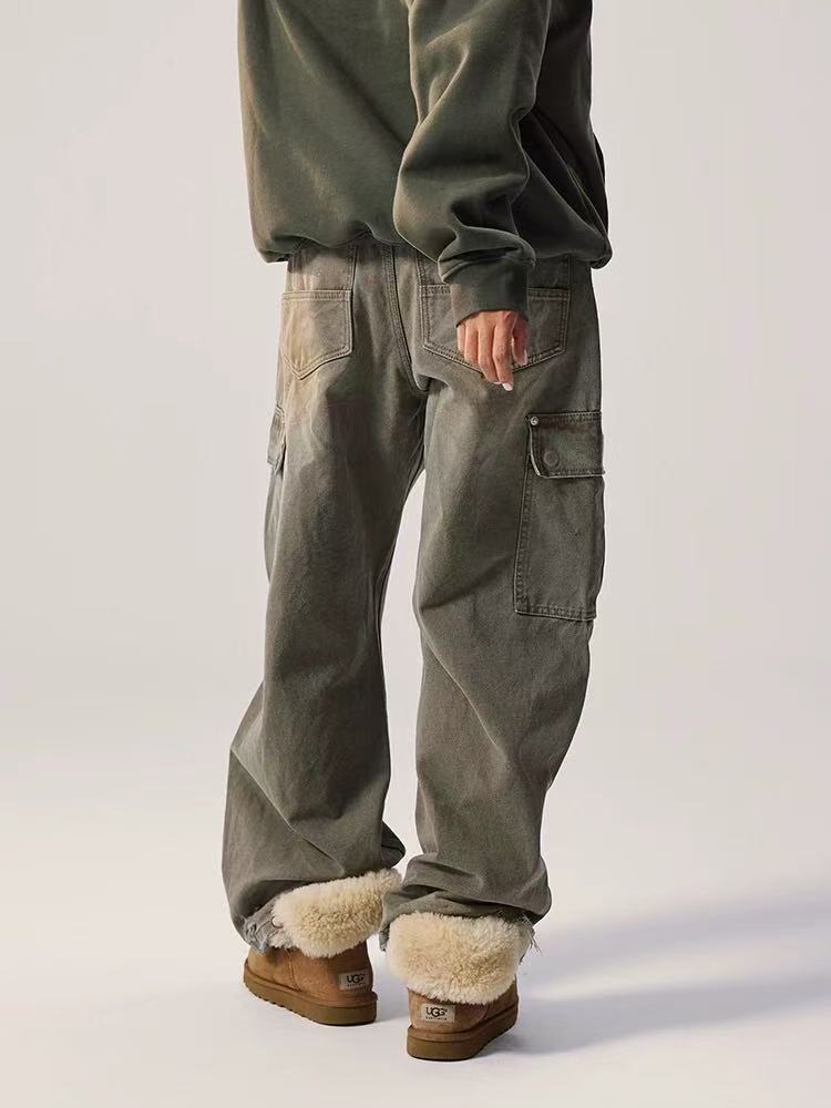 REMEDY Retro Straight-leg Loose Pants