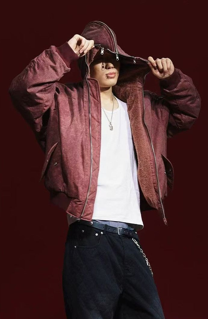 REMEDY Reversible Mountain Sculpture MA1 Jacket