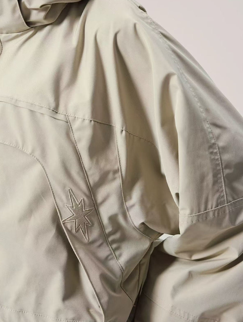 REMEDY Logo Print Backpacking Trench Coat