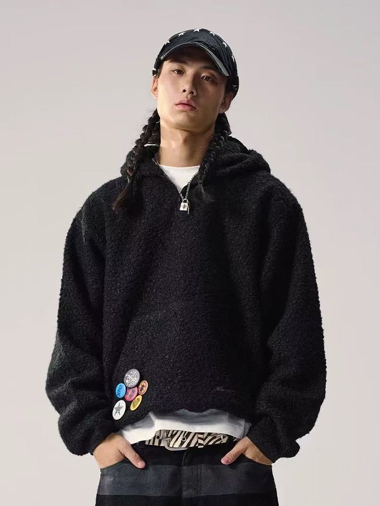 REMEDY Badge Sherpa Hoodie (x6 Badges)