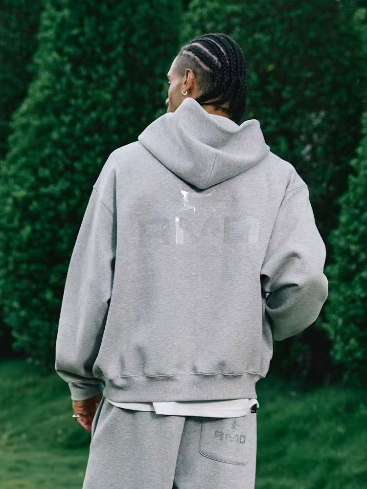 REMEDY Octagram Star Logo Print Hoodie