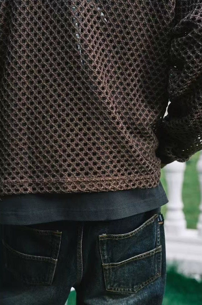 REMEDY Hollow Mesh Top