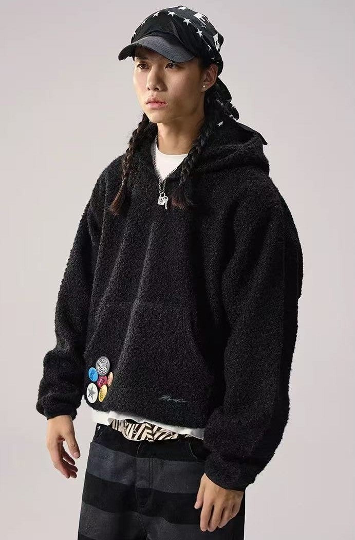 REMEDY Badge Sherpa Hoodie (x6 Badges)