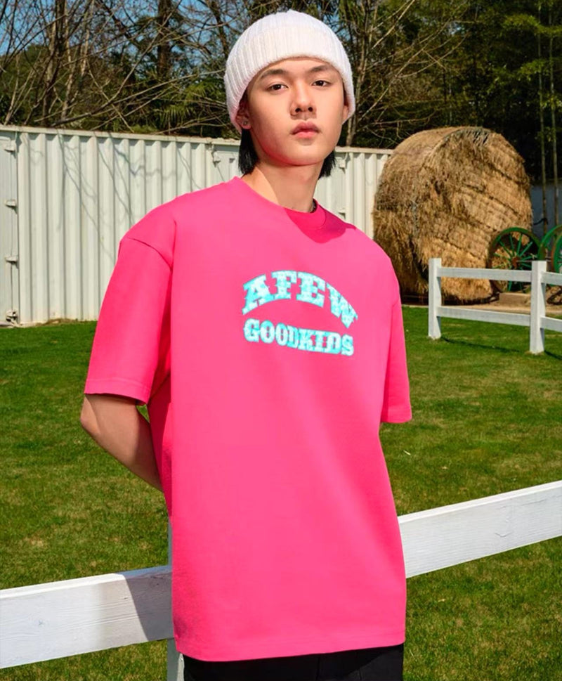 AFGK Flocked Short-sleeve T-shirt