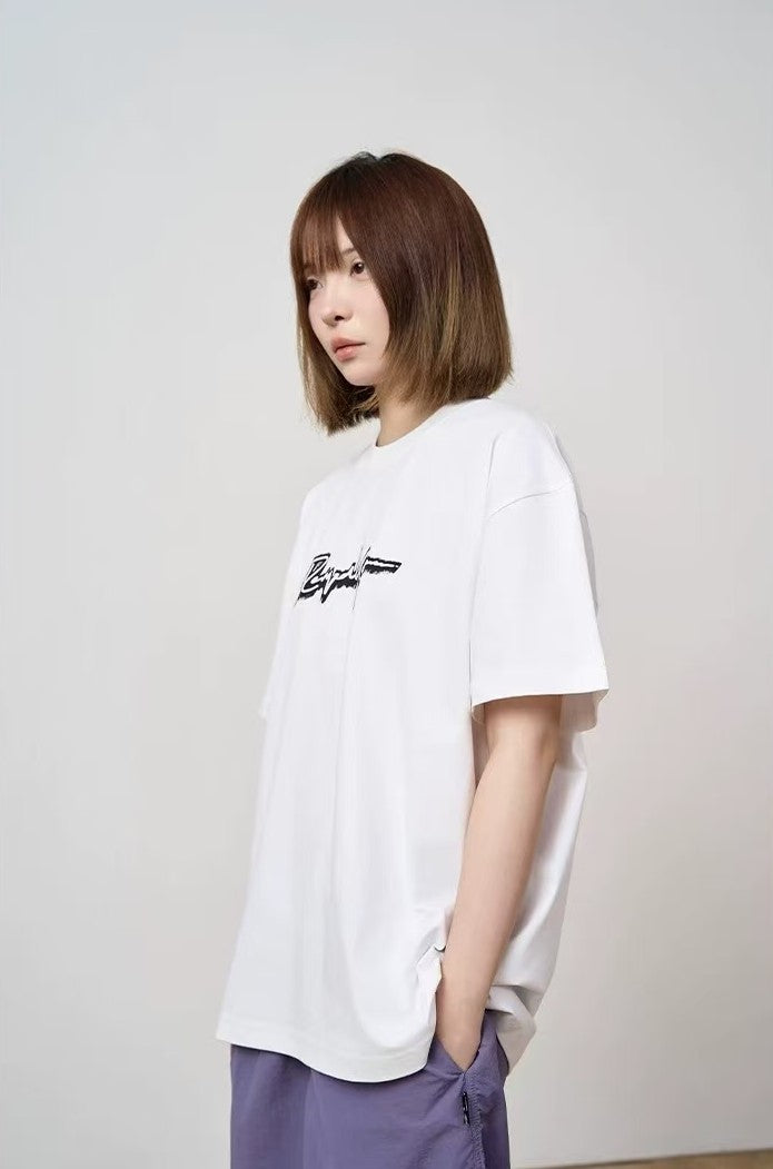 REMEDY Letter Print Short-sleeve T-shirt