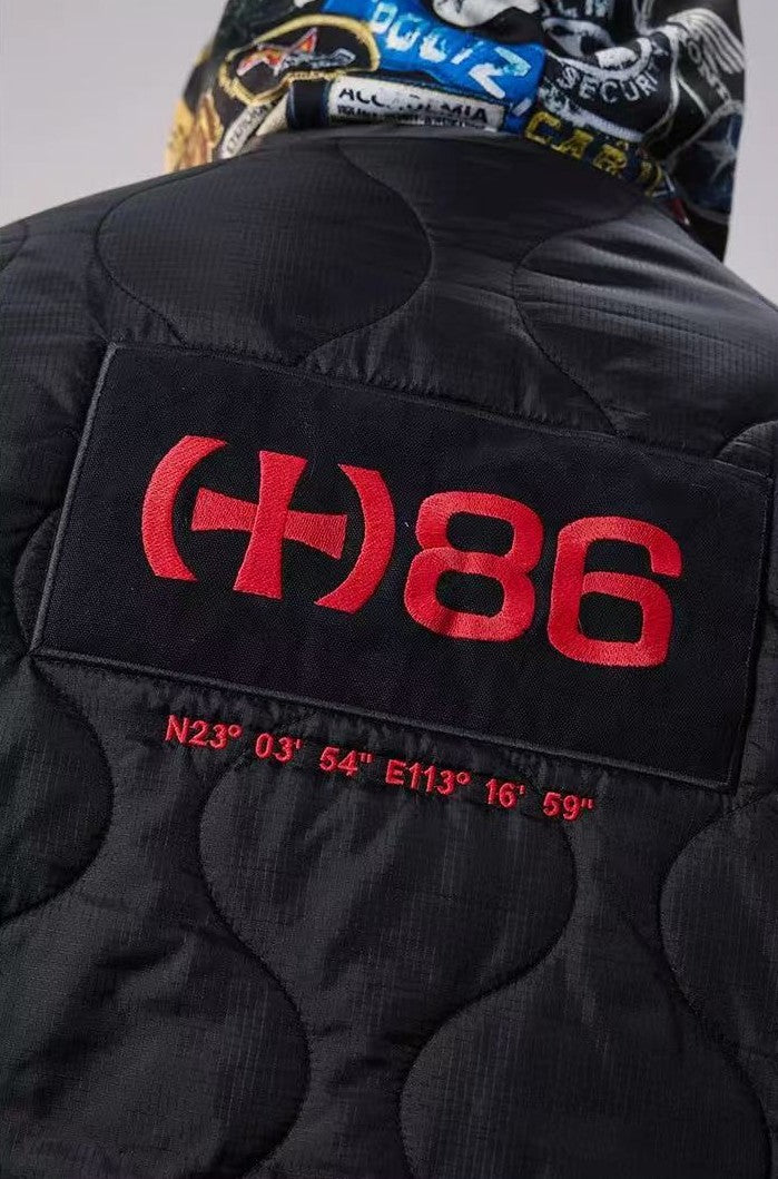 REMEDY Embroidered Cotton Padded Jacket