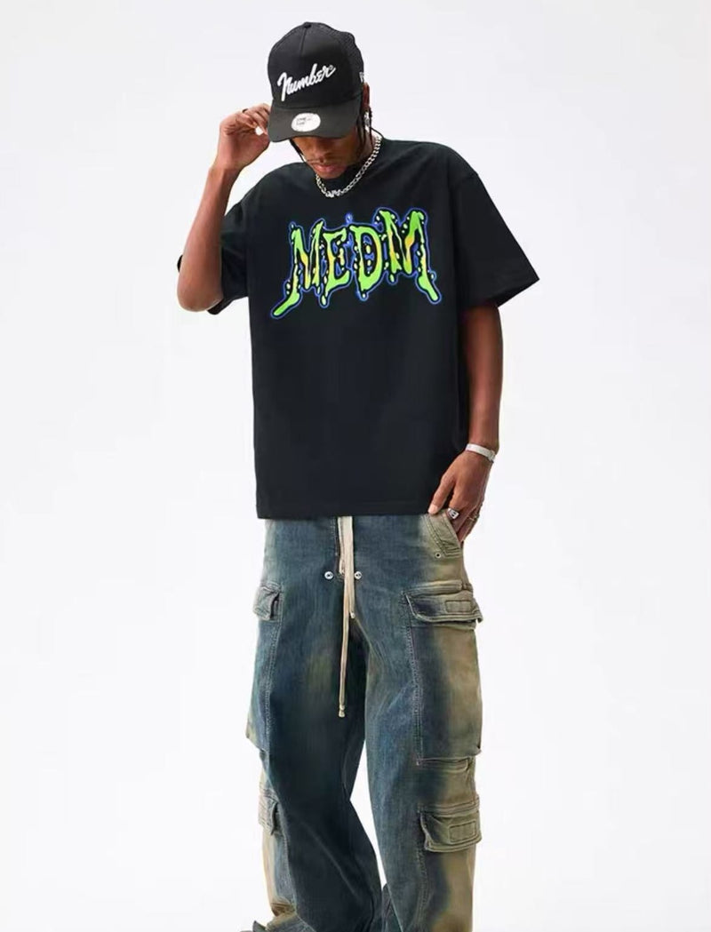 MEDM Drop Letter Short Sleeve T-Shirt