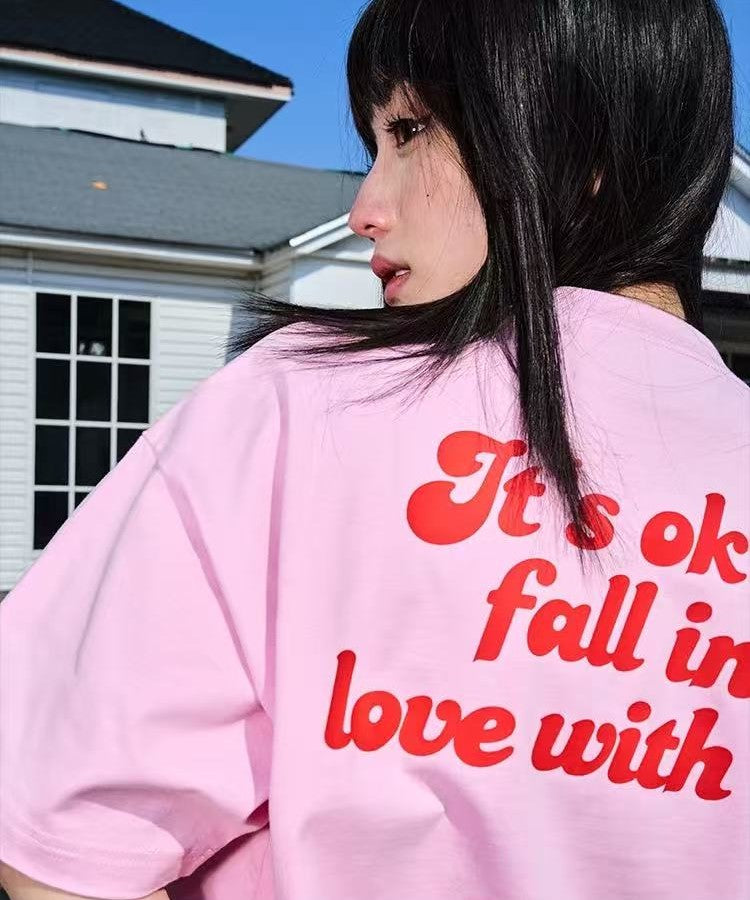 AFGK  Hearts Scattered Short Sleeve T-Shirt