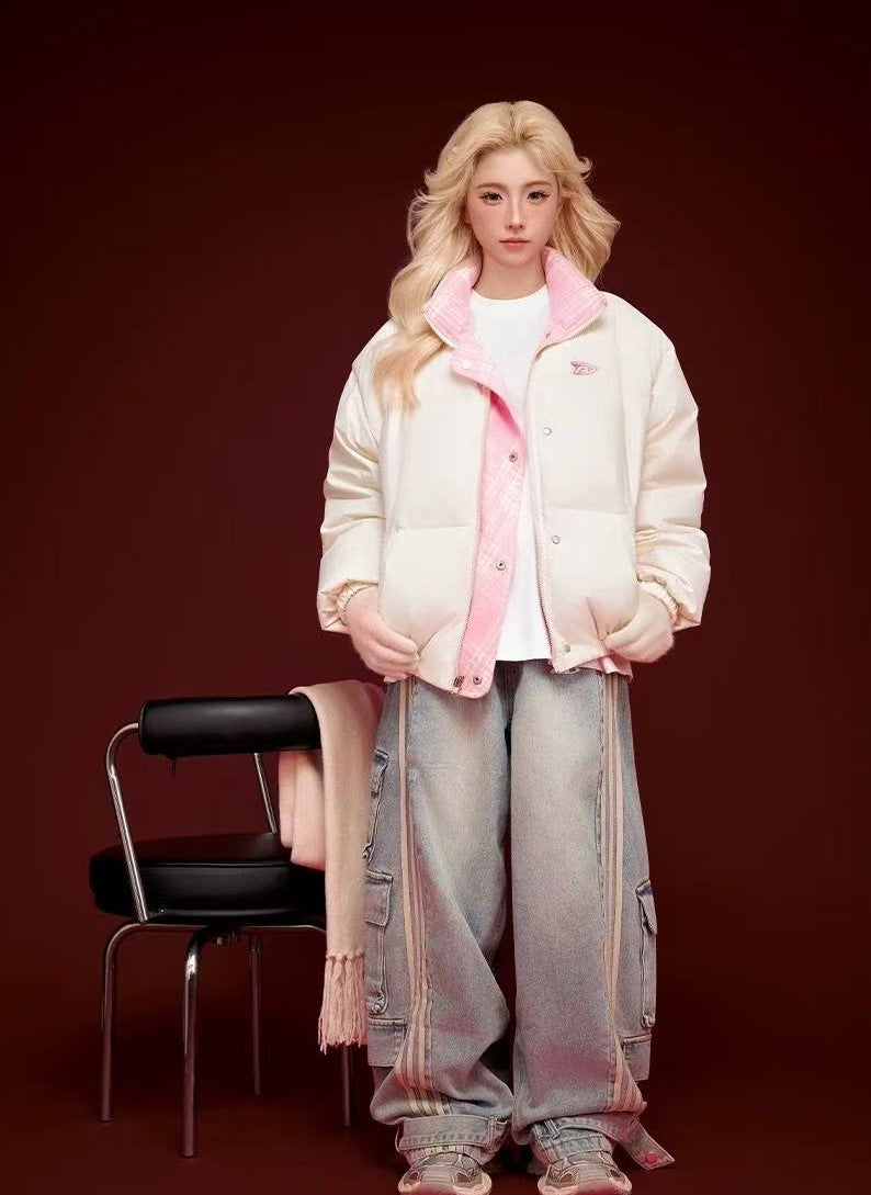 ACHOCK Simple Reversible Down Jacket