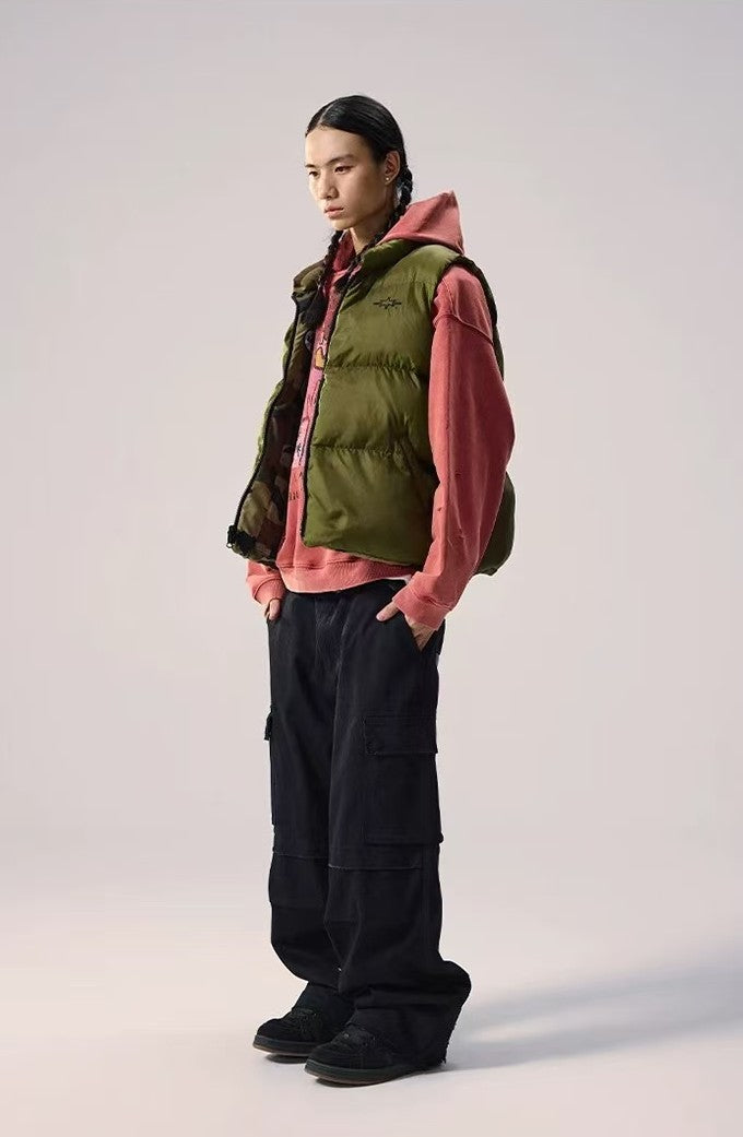 REMEDY Retro Frayed Striaght-leg Work Pants