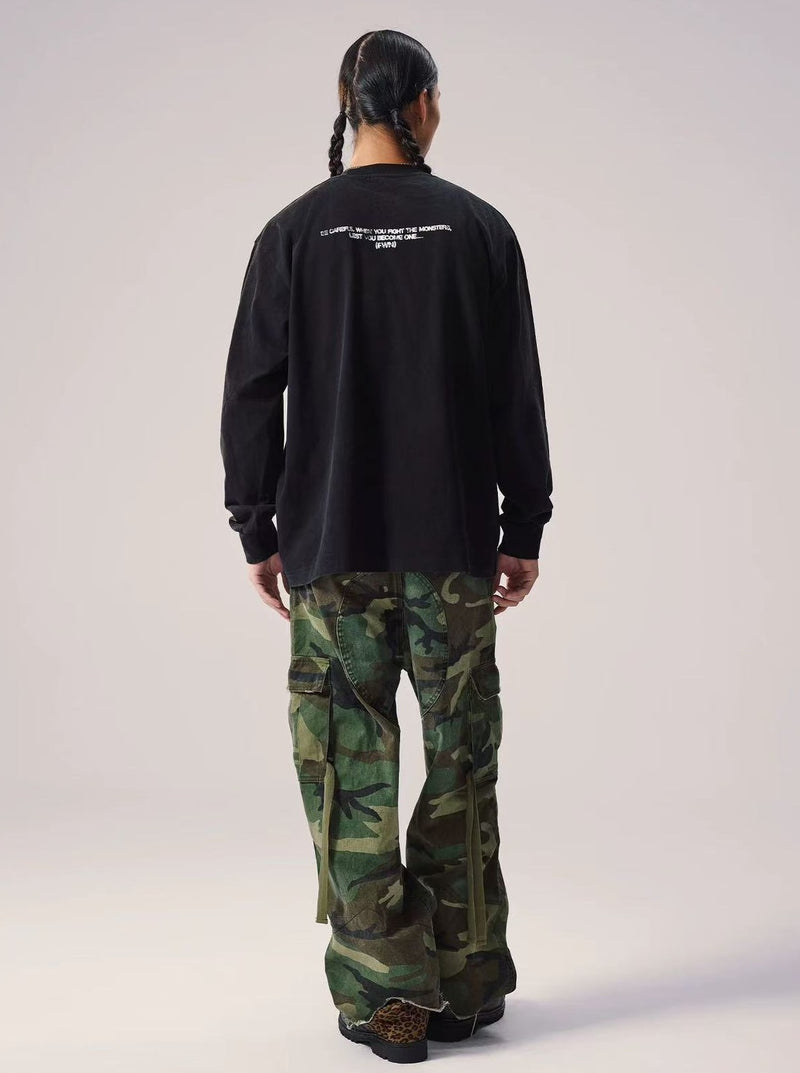 REMEDY Retro Patchwork Camouflage Pants