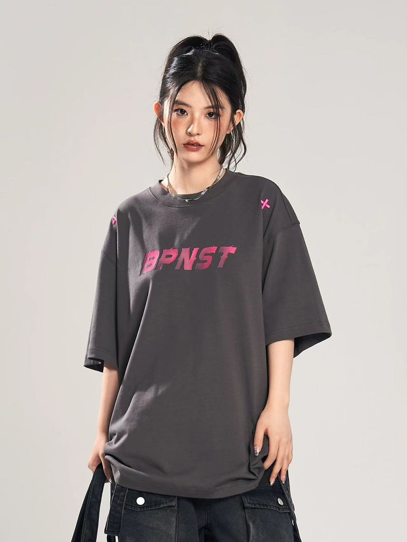 BIPOLARxNST Joint Gradient LOGO Short-sleeves T-shirts