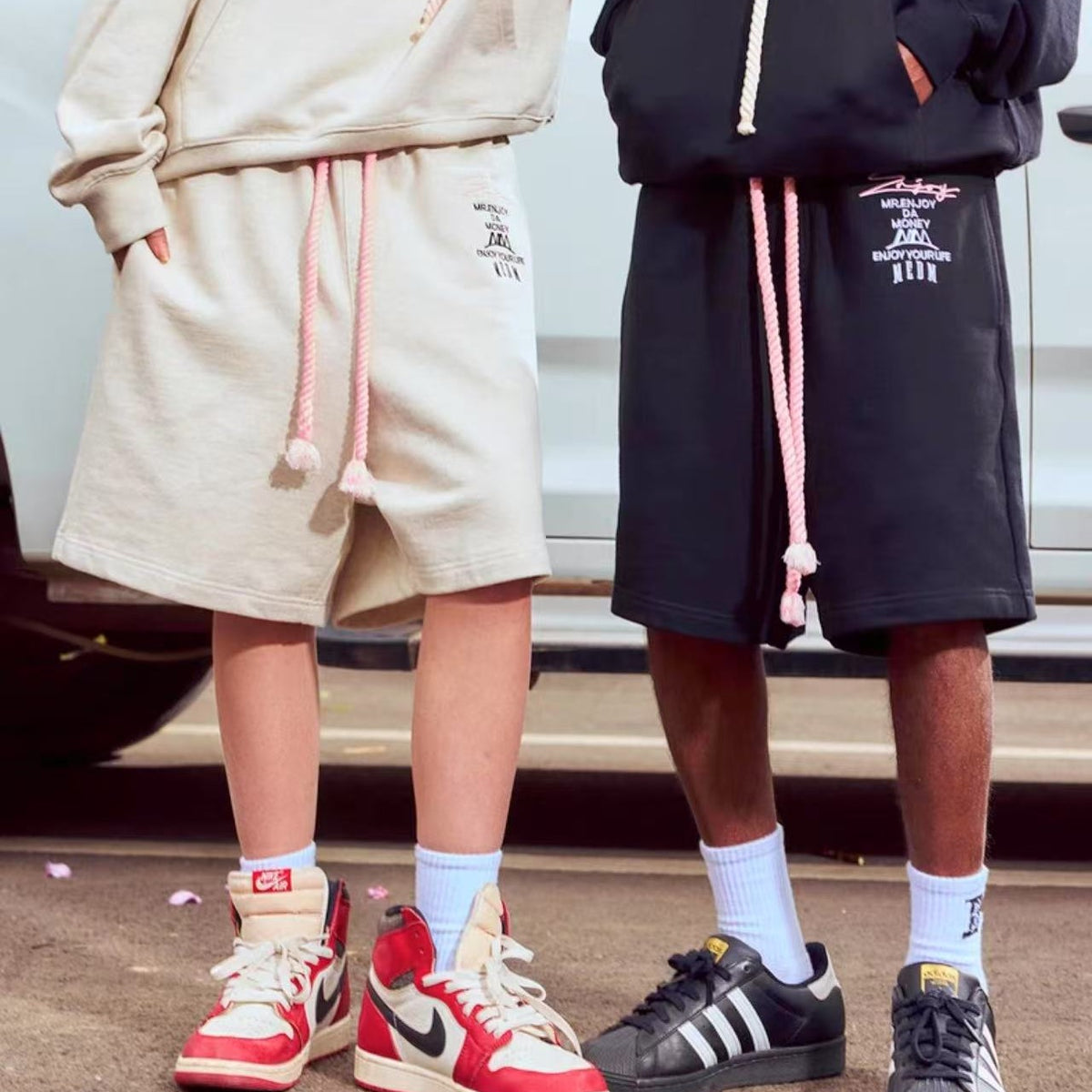 MEDM Hip Hop Drawstring Shorts