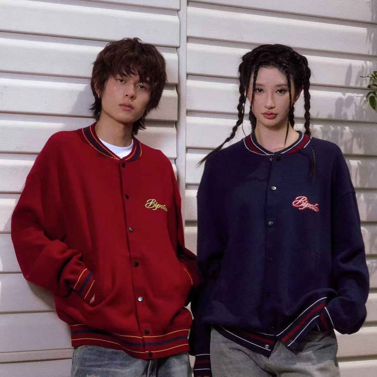 BIPOLAR Mera Outfit Baseball Jersey Sweater