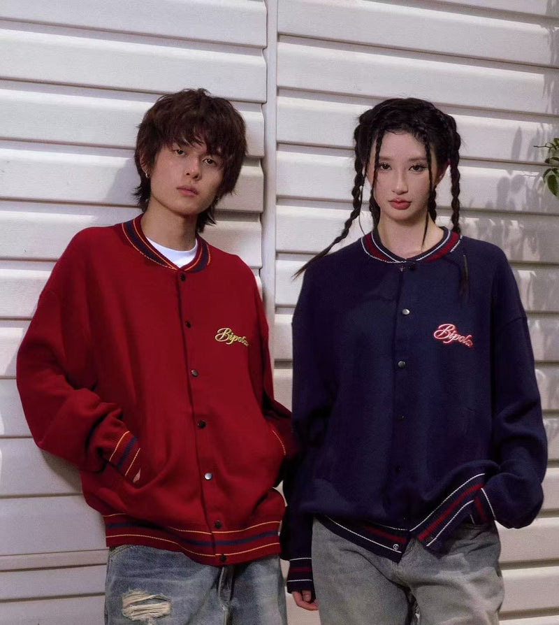 BIPOLAR Mera Outfit Baseball Jersey Sweater
