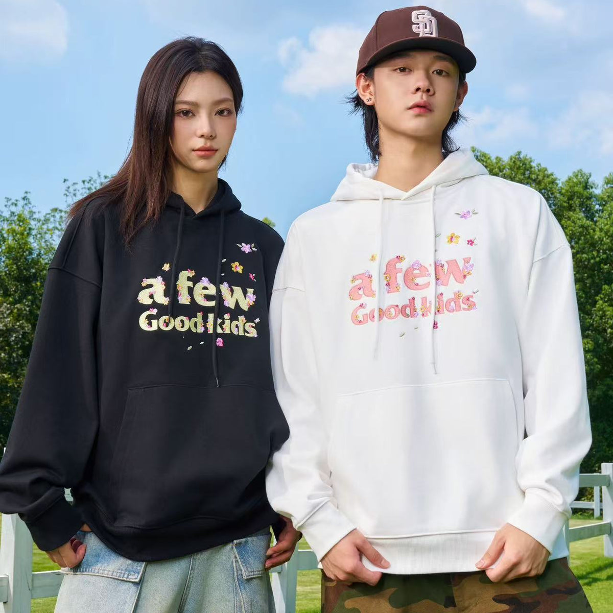 AFGK Butterfly Embroidered Hoodie