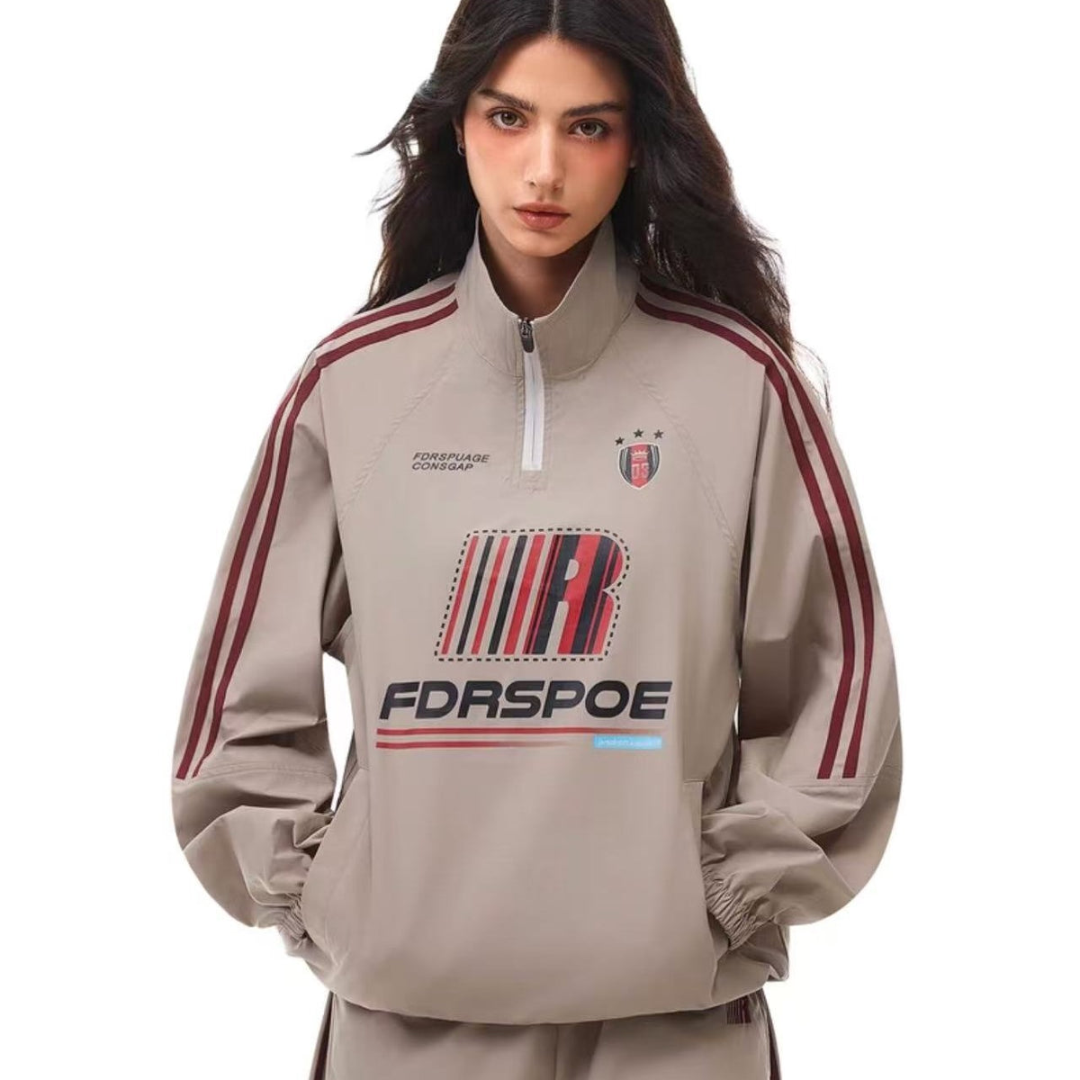 FDR Half-zip Stand Collar Jacket