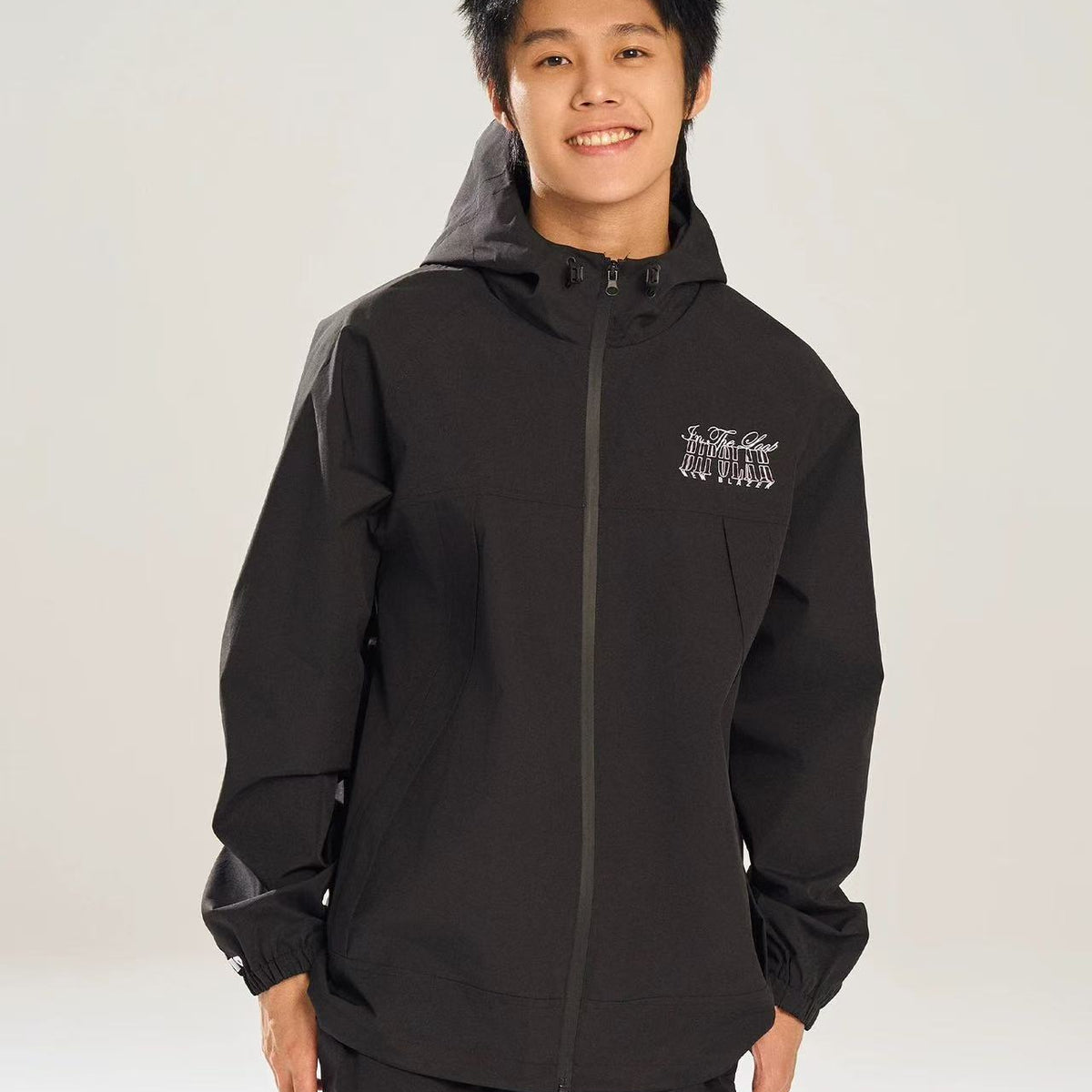BIPOLAR Windproof Logo Embroidered Jacket