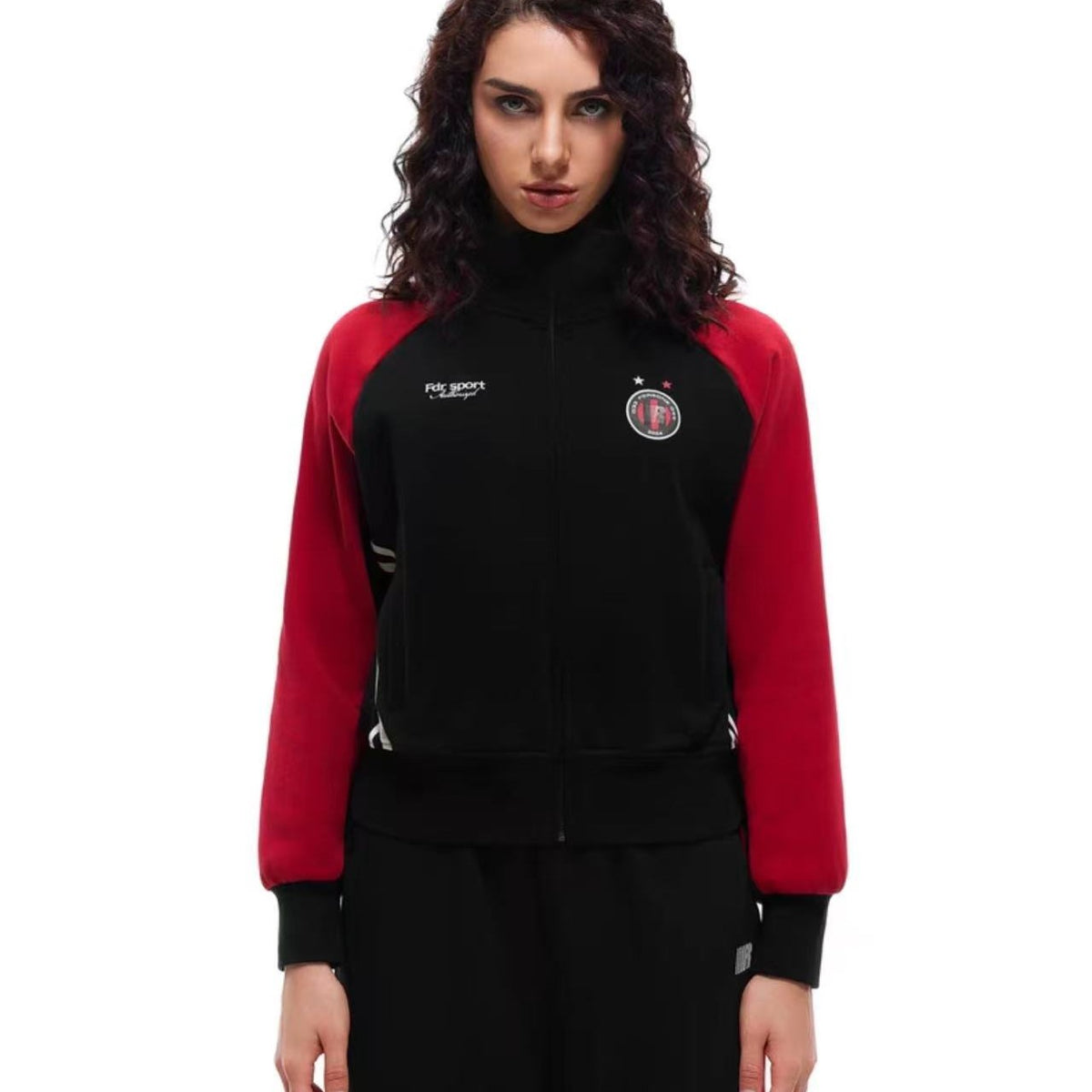 FDR Badge Web Contrast Patchwork Jacket (For Women)