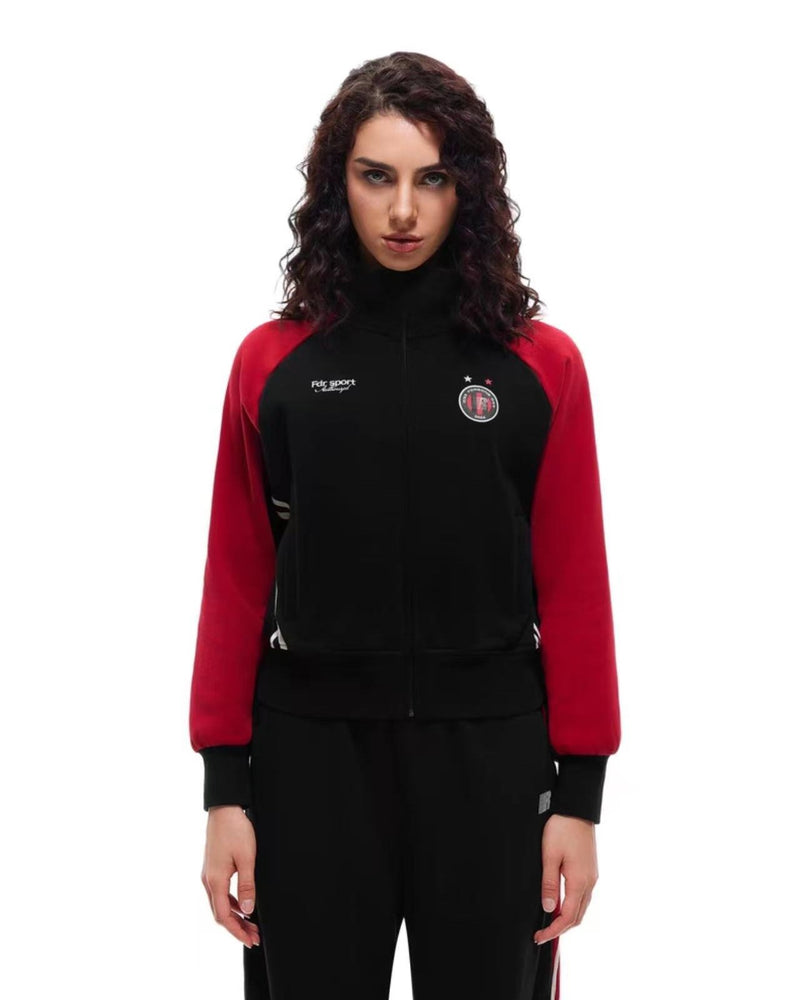 FDR Badge Web Contrast Patchwork Jacket (For Women)