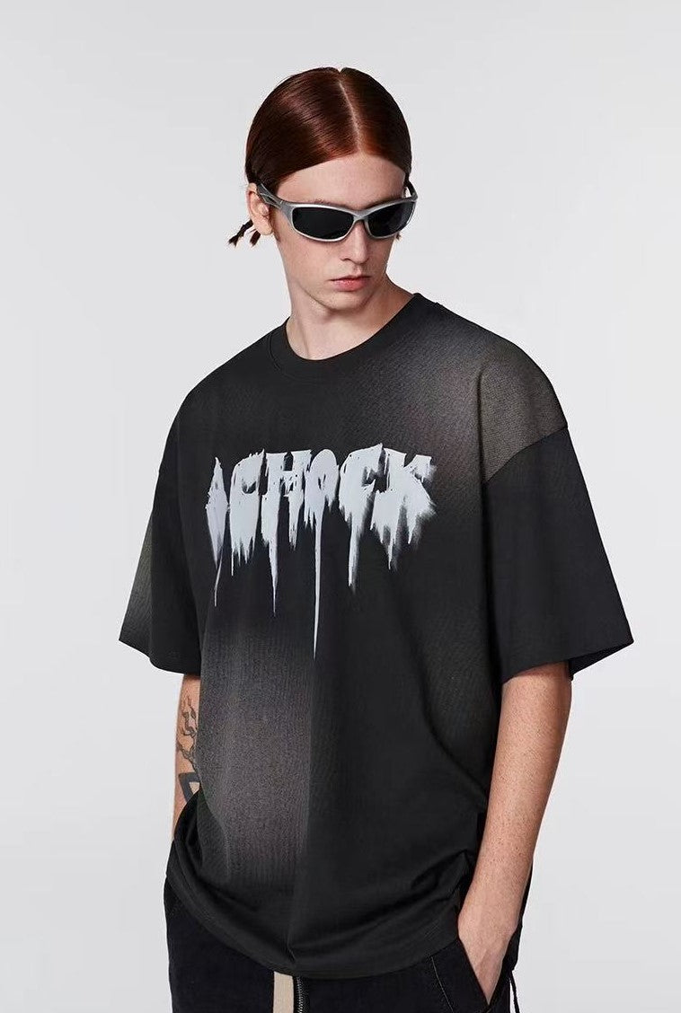 ACHOCK Phantom Logo Print Short-sleeves T-shirts