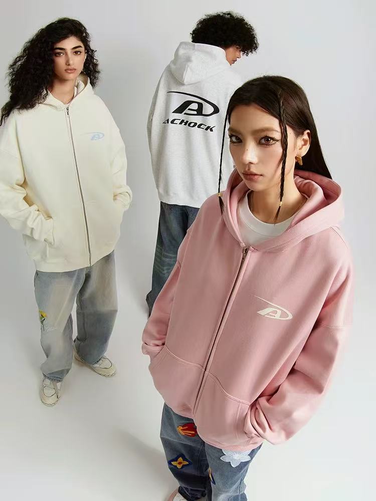 ACHOCK Logo Cardigan Hoodie