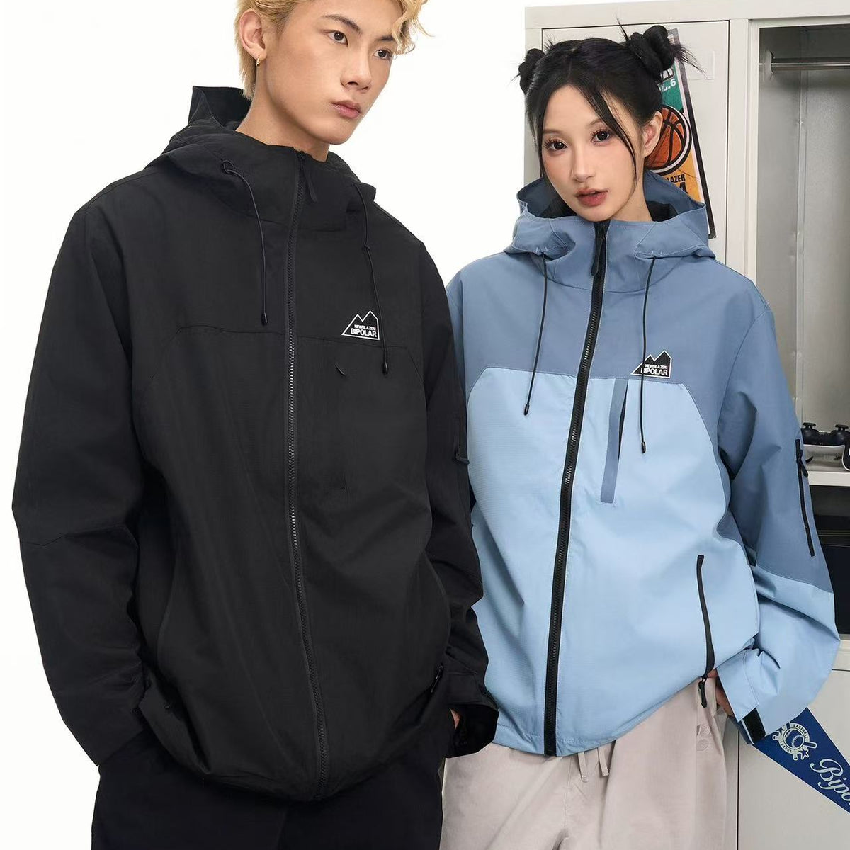 BIPOLAR Outdoor Casual Contrast Color Jacket