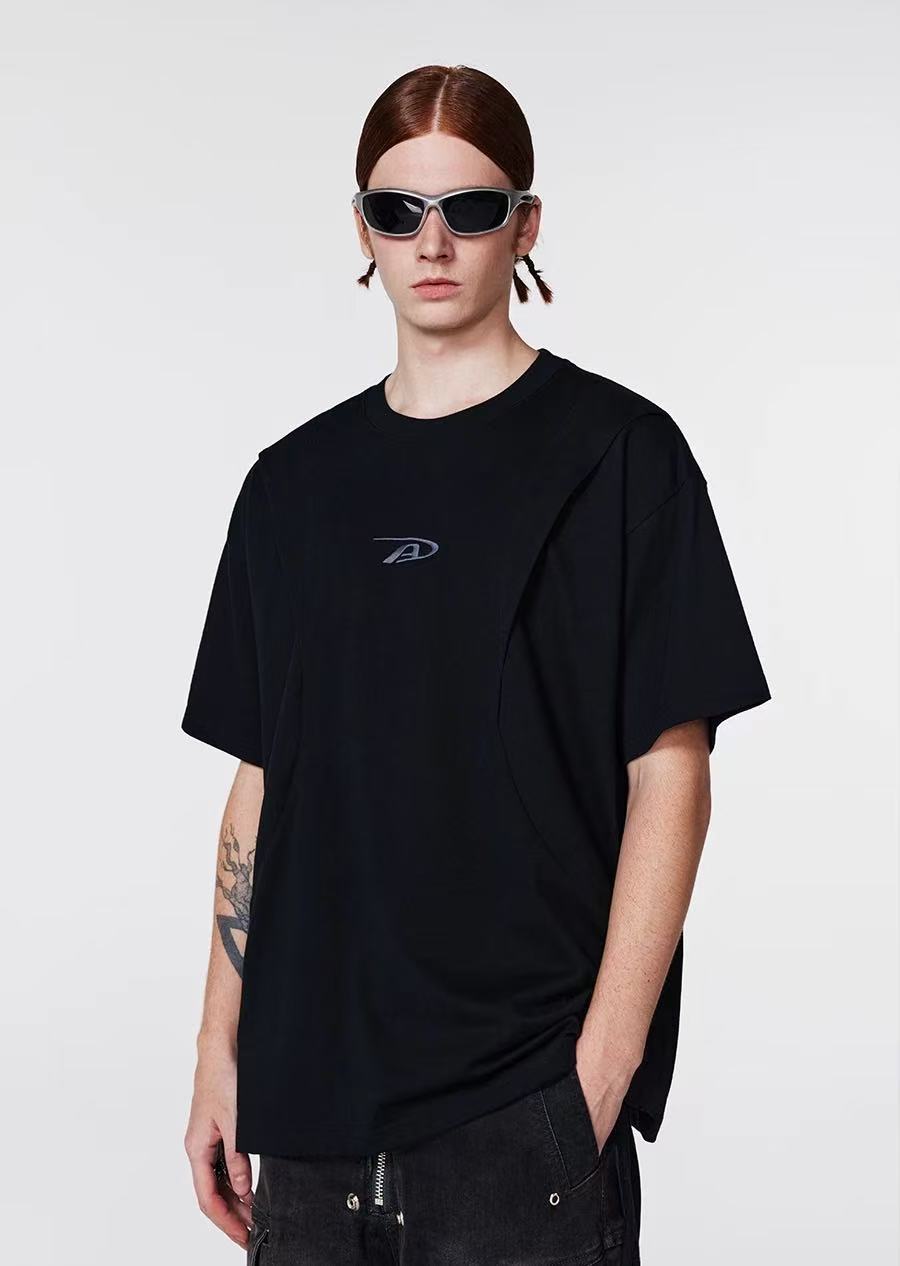 ACHOCK Logo Embroidered Short-sleeve T-shirt