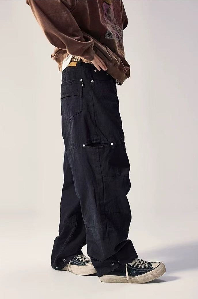 REMEDY Loose Straight-leg Cargo Pants