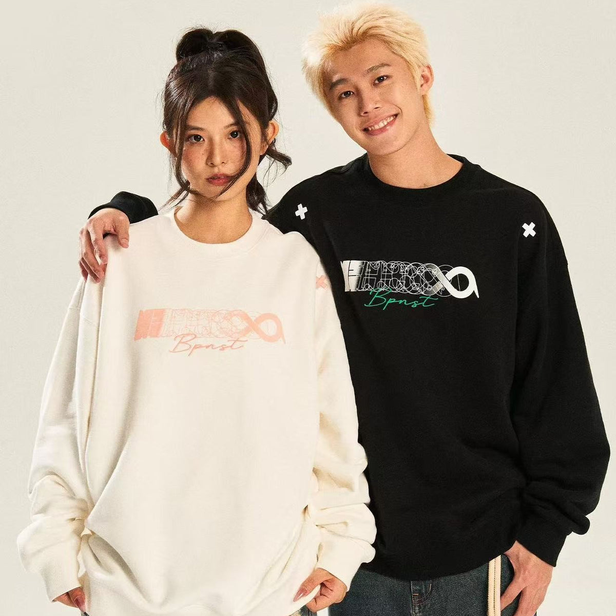BIPOLAR×NSTNEW Phantom LOGO Sweatshirt