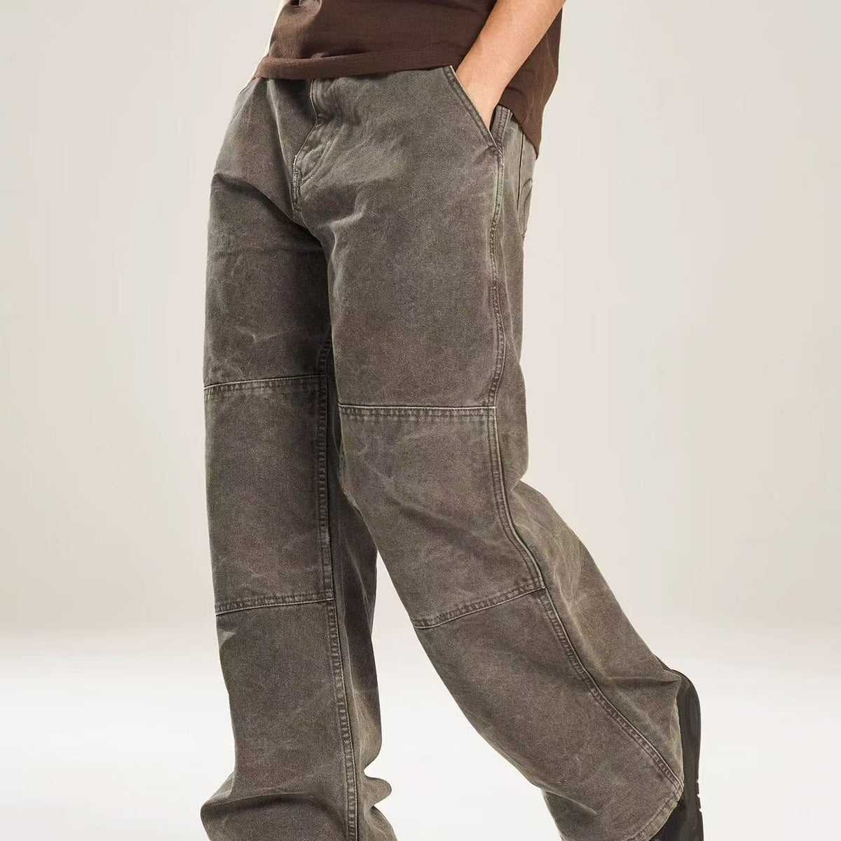 BIPOLAR Water Ripple Overalls Trousers