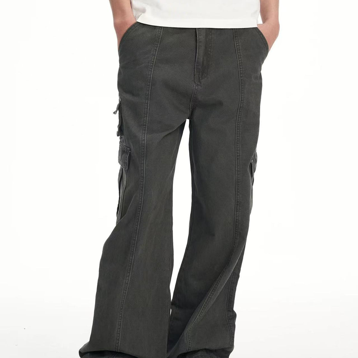 BIPOLAR Multi-pocket Panel Work Trousers