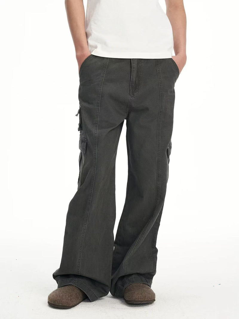 BIPOLAR Multi-pocket Panel Work Trousers
