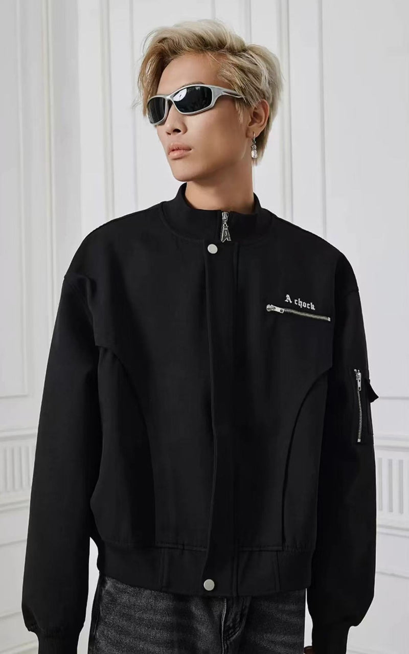 ACHOCK High Street Zippered Logo Jacket