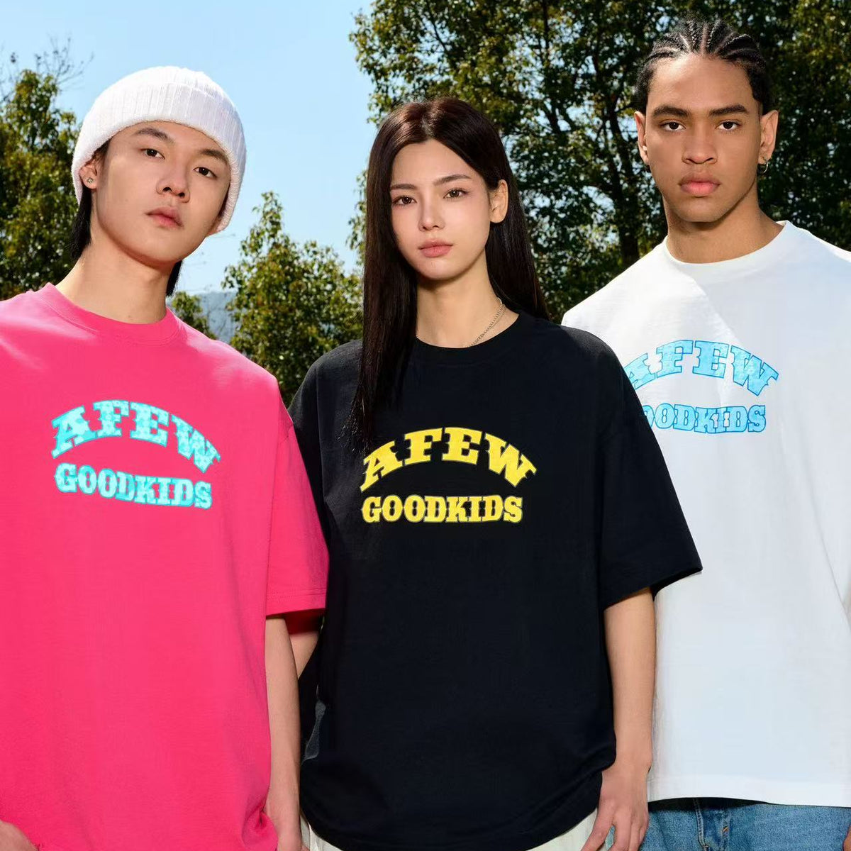 AFGK Flocked Short-sleeve T-shirt