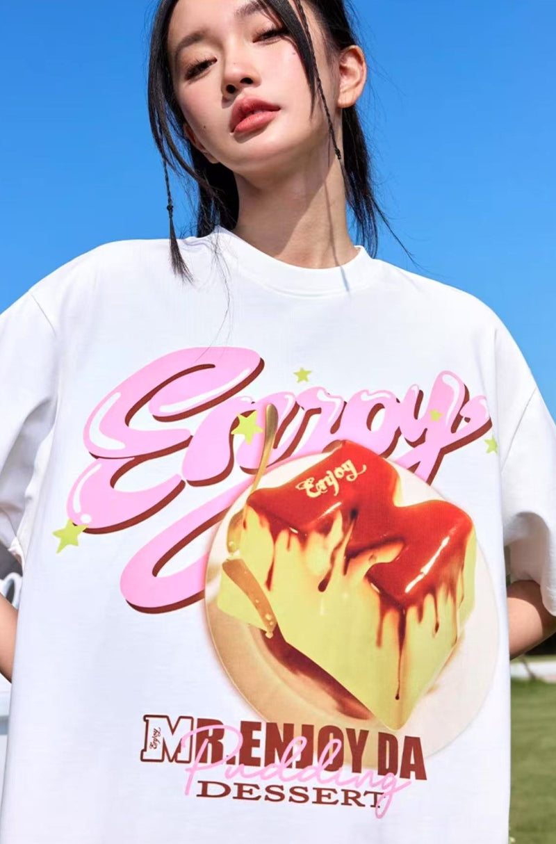 MEDM Chocolate Pudding Dessert Short Sleeve T-Shirt