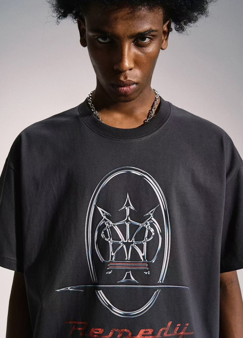 REMEDY Trident Print Short-sleeve T-shirt