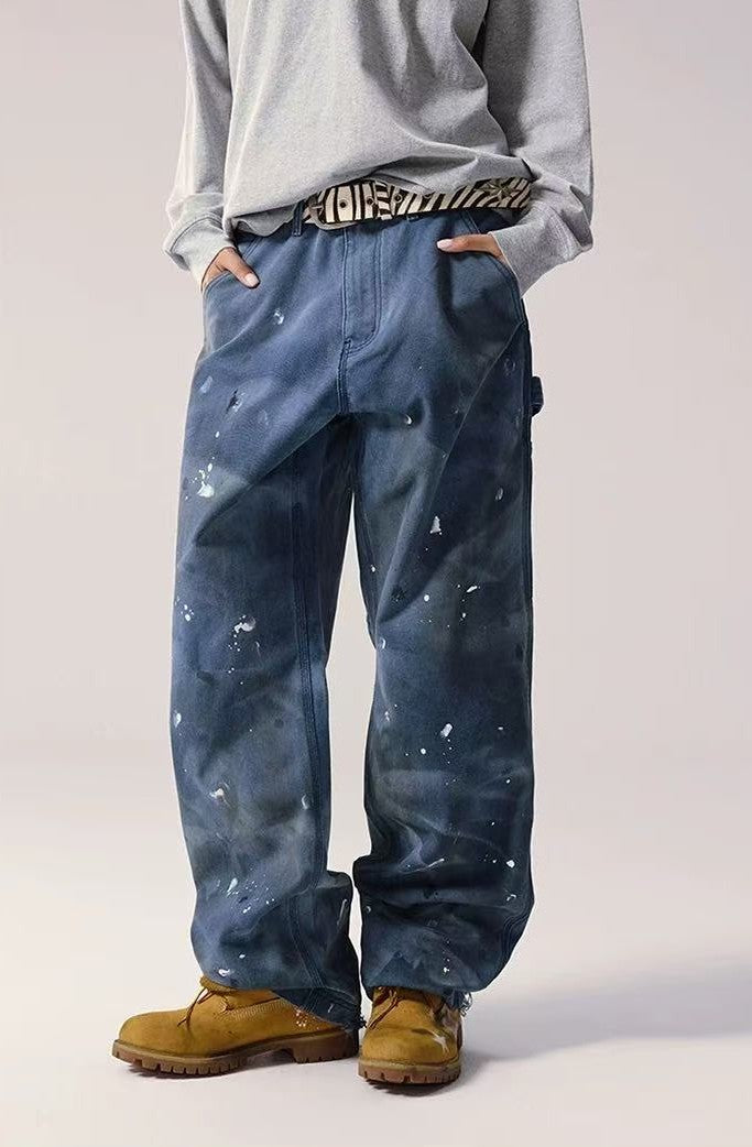 REMEDY Retro Splash Ink Straight-leg Cargo Pants