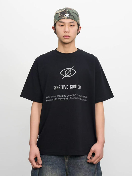 AFGK Laser 3M Reflective Printed Short-sleeved T-shirt
