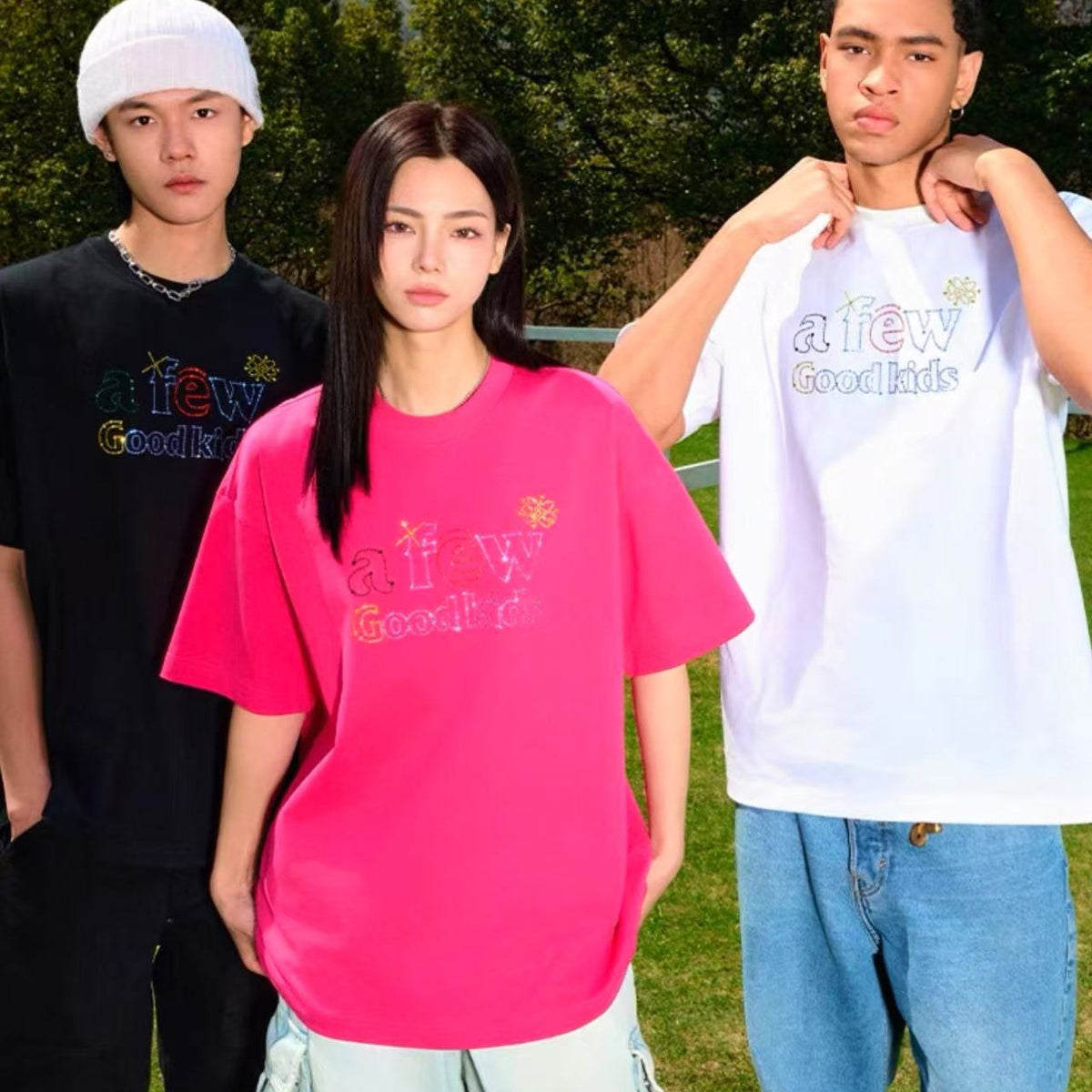 AFGK Neon Star Hot Diamond T-shirt
