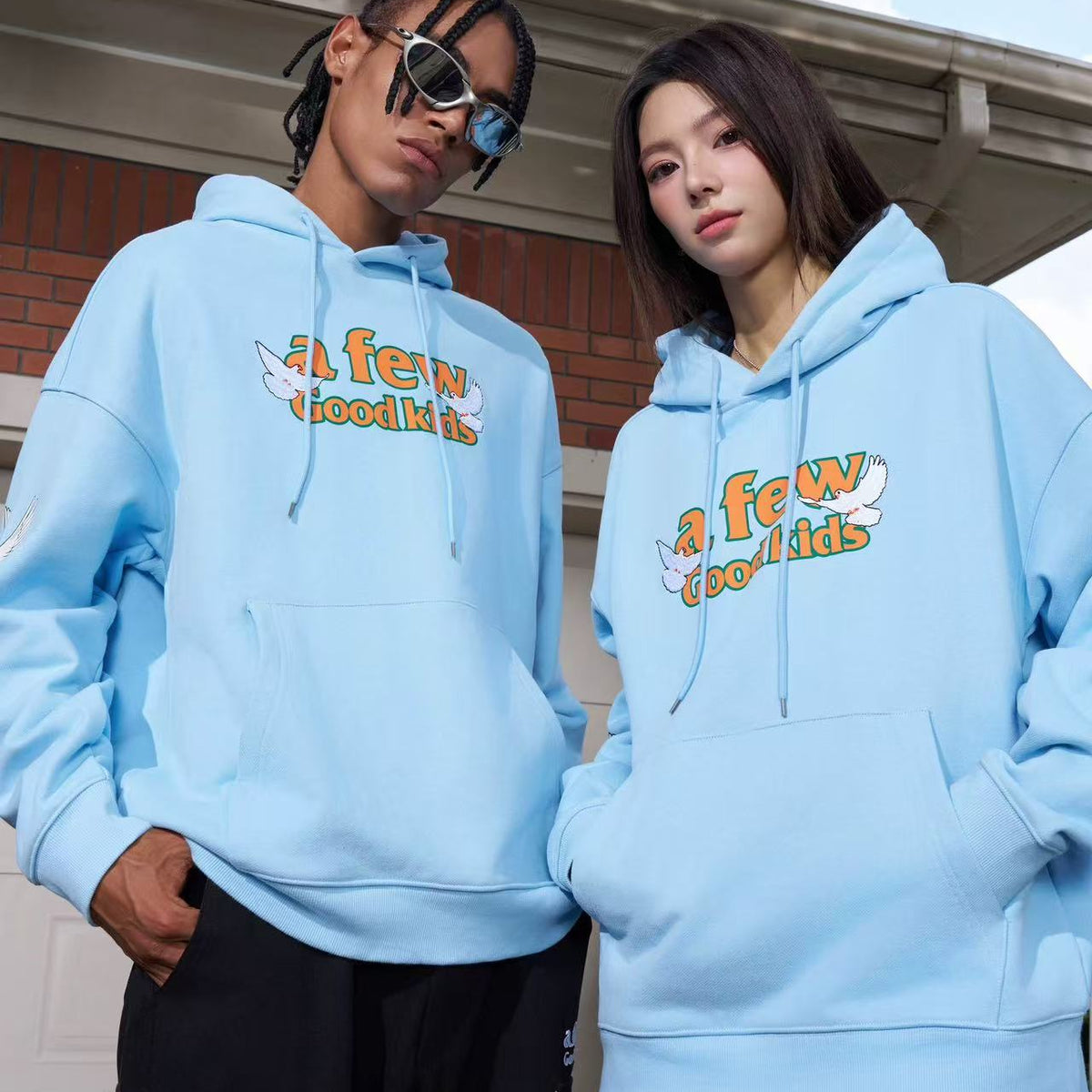 AFGK Peace Dove Embroidered hoodie