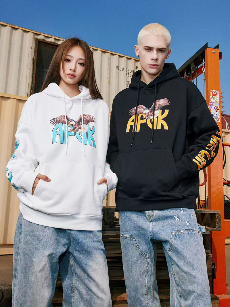 AFGK Eagle Printed Hoodie
