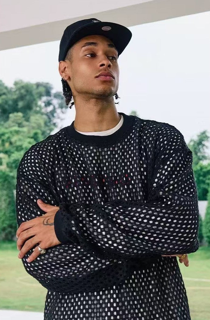 REMEDY Hollow Mesh Top